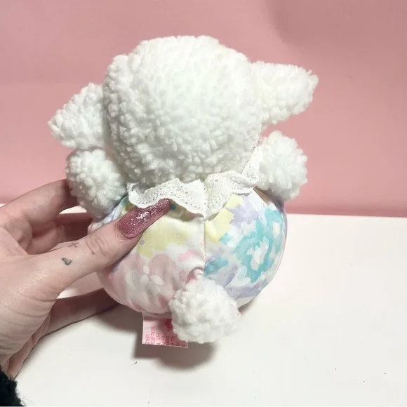 Vintage retro 80s 90s Russ pastel Easter lamb plush - Picture 3 of 5